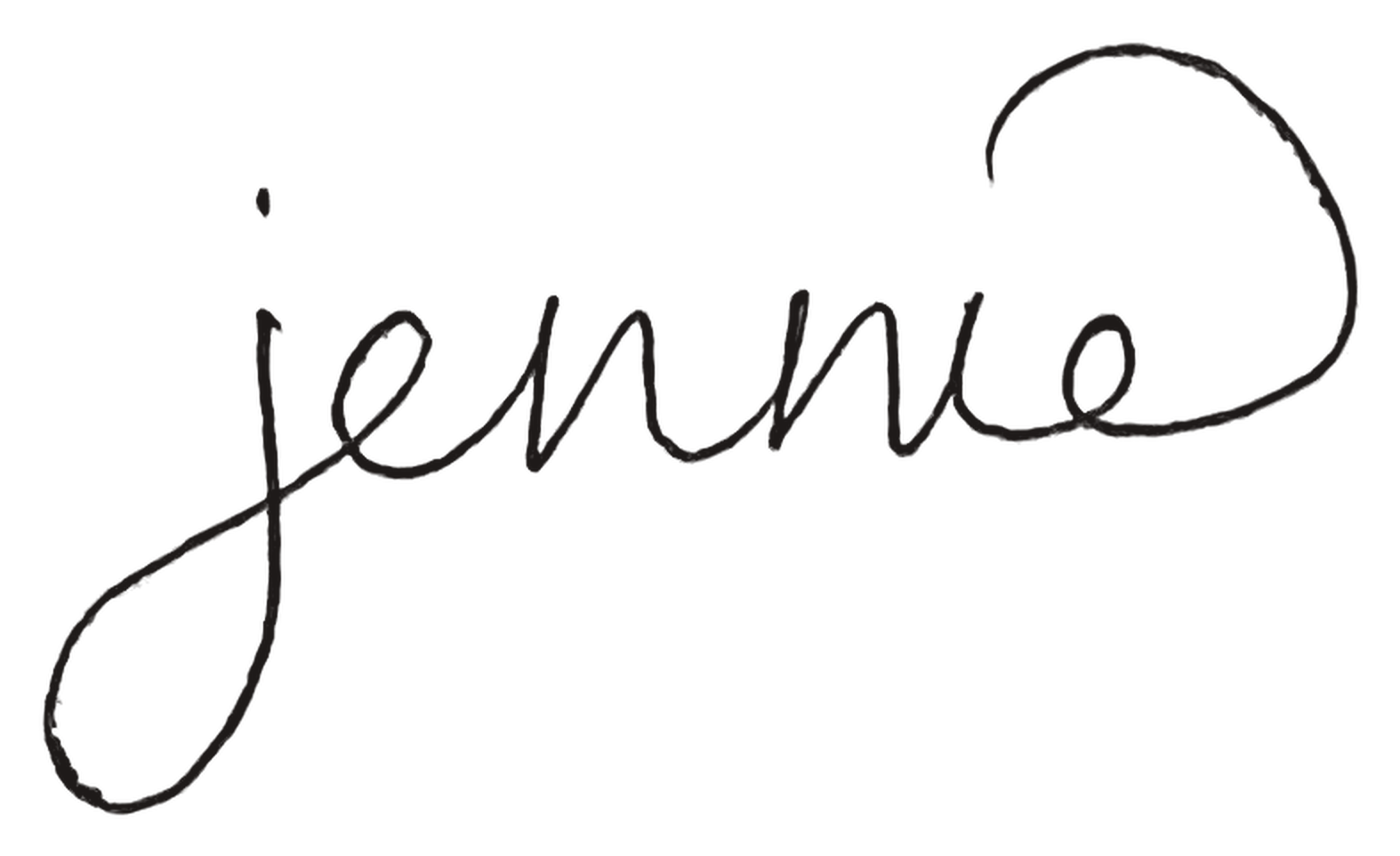 Jennie's signature