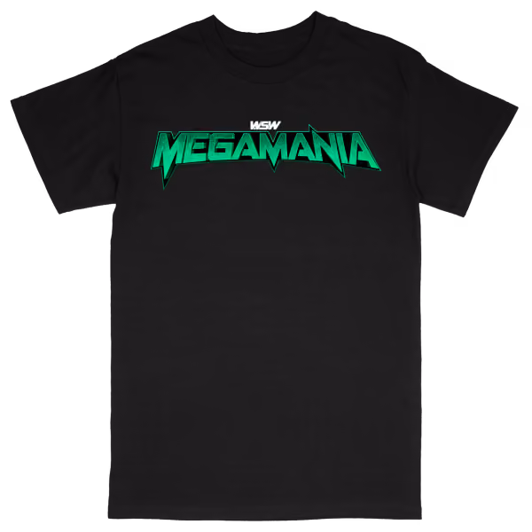 MegaMania logo — explore official tour merchandise