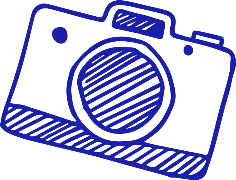 Illustrated camera icon