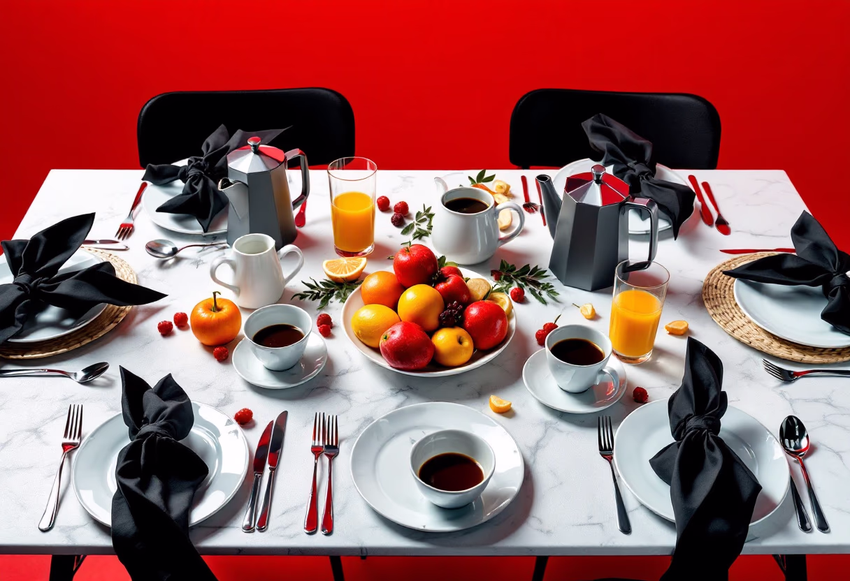 [background image] image of breakfast table setting (for a bed & breakfast)