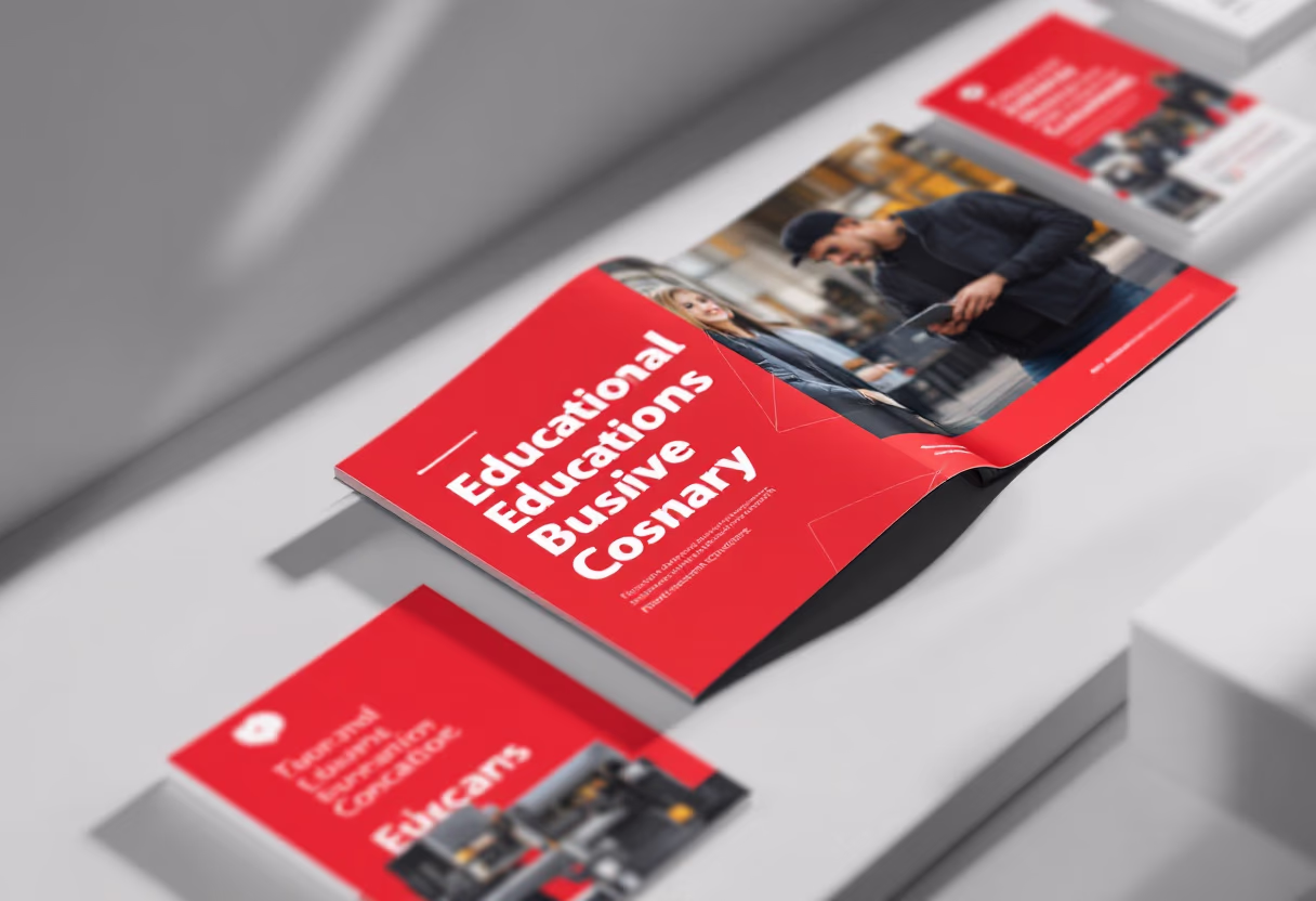 [background image] image of educational brochures (for a university)