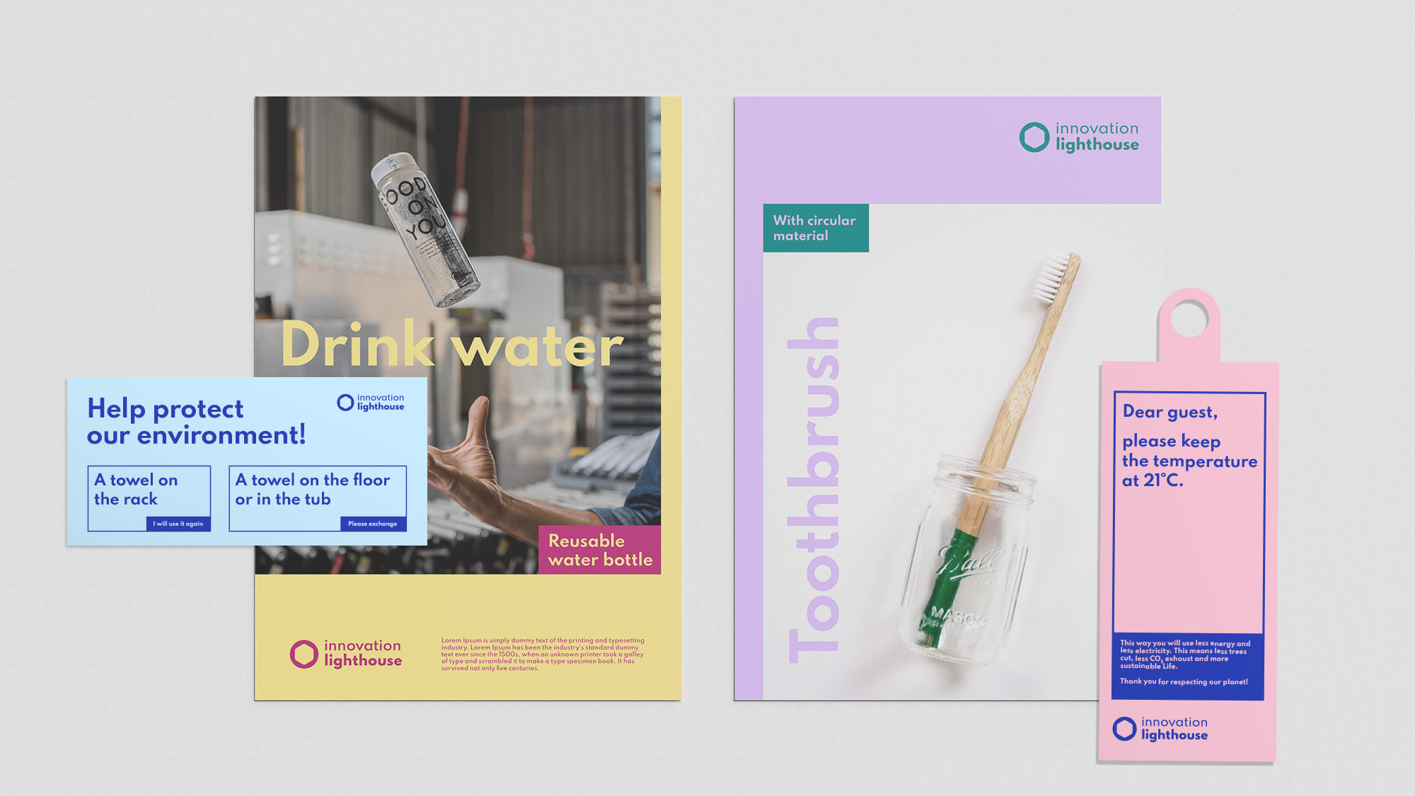 Brand identity and ready to use editorial templates