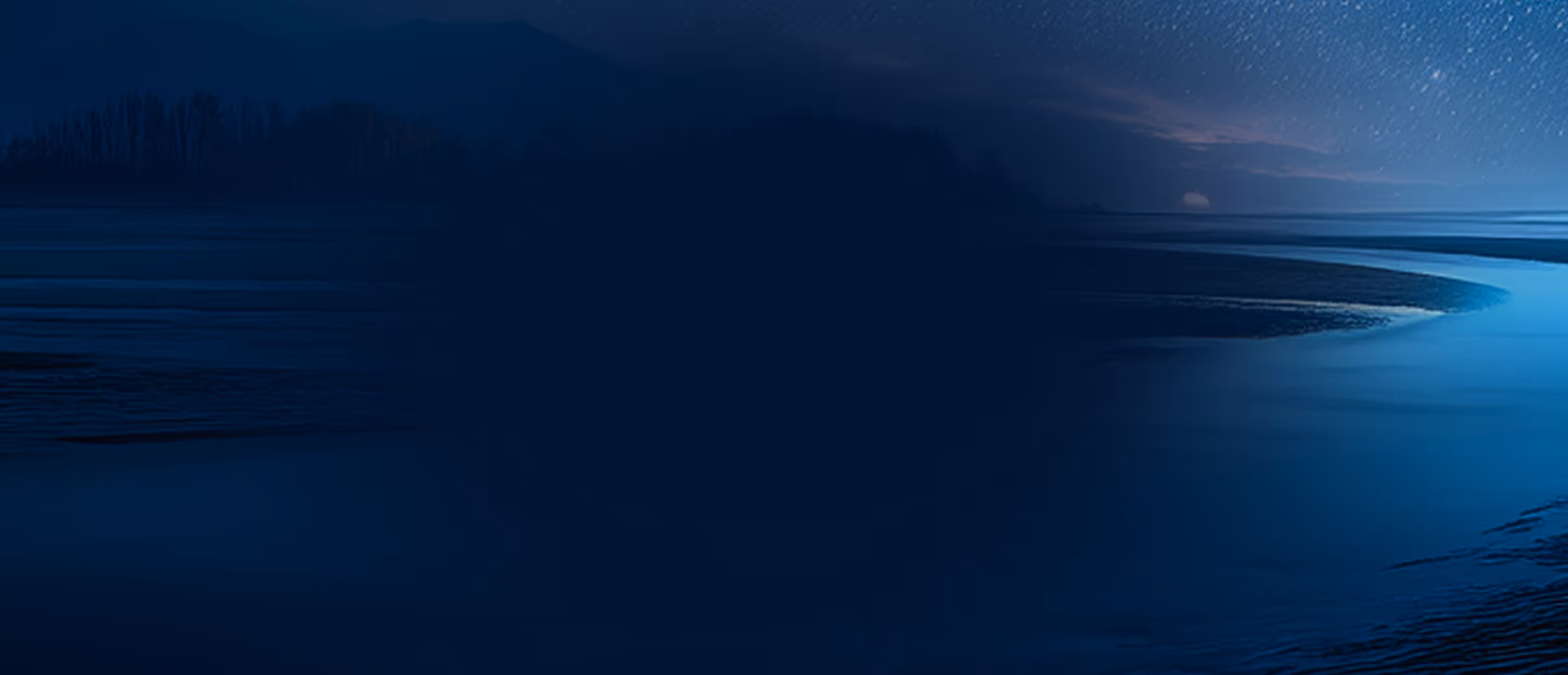 blue landscape