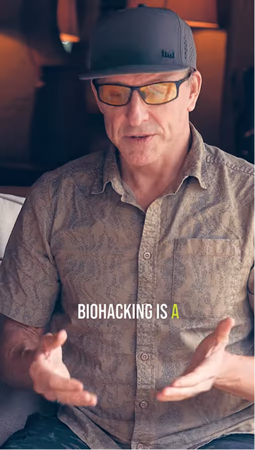 Dave Asprey speaking about biohacking