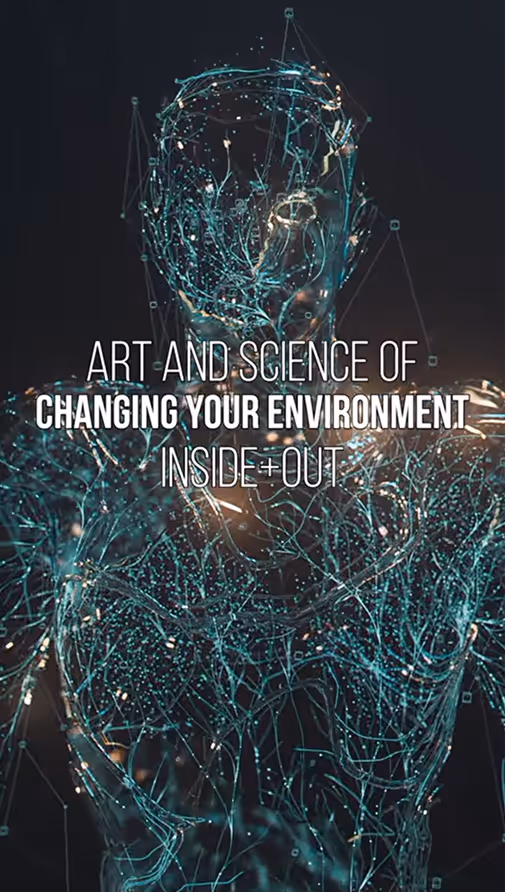 Digital human figure illustration for Art and Science of Changing Your Environment