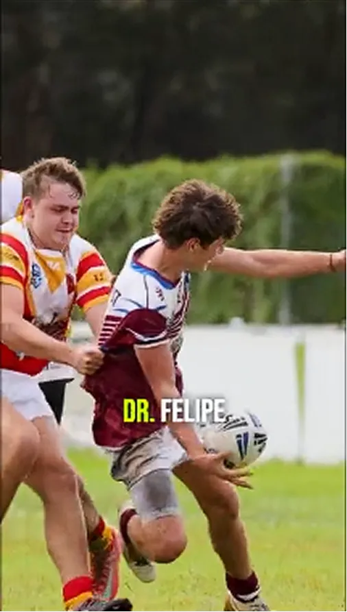 Video featuring Dr. Felipe discussing rugby and sports performance