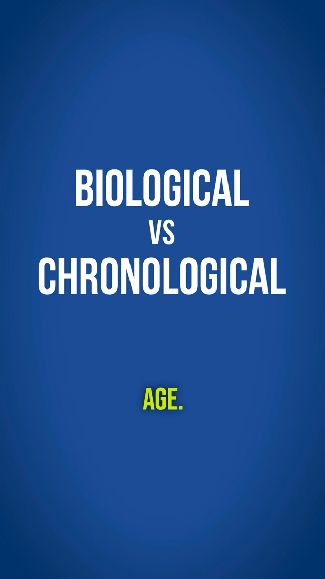 Video explaining biological versus chronological age