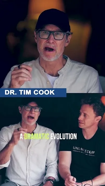 Dr. Tim Cook discussing longevity and evolution