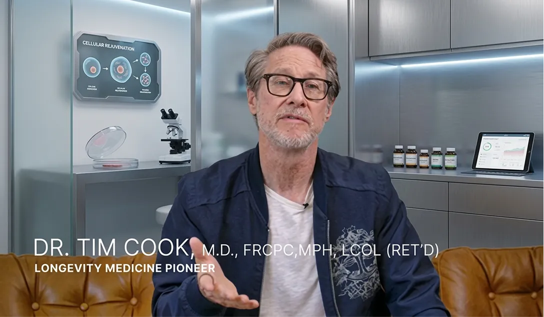 Dr. Tim Cook discussing Longevity Medicine