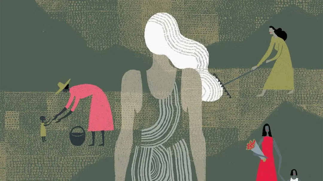 Illustrated artwork of women figures for Surprising Longevity Indicators