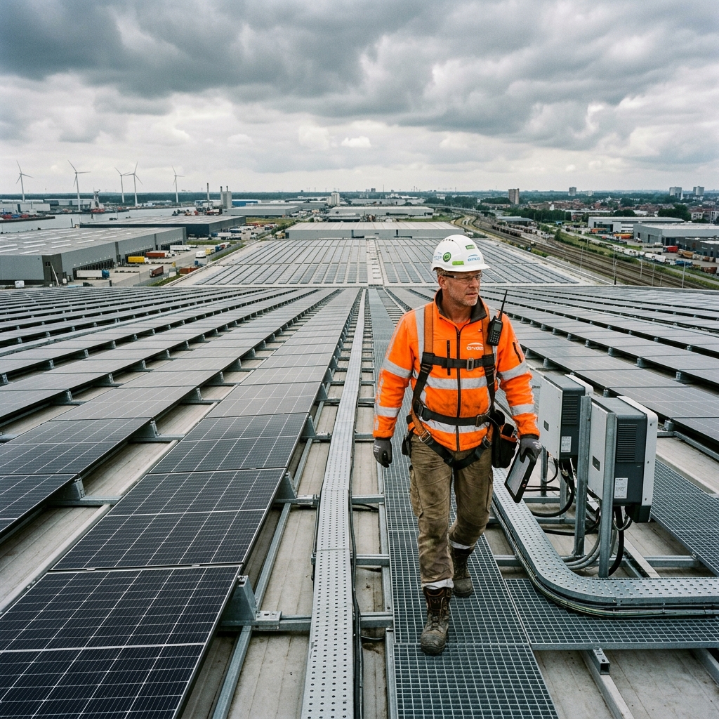 Gebruik bestaande dakoppervlakken om direct duurzame energie op te wekken en kosten te verlagen.