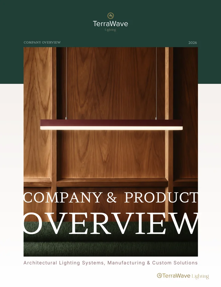 Cover of the TerraWave Company and Product Overview 2026