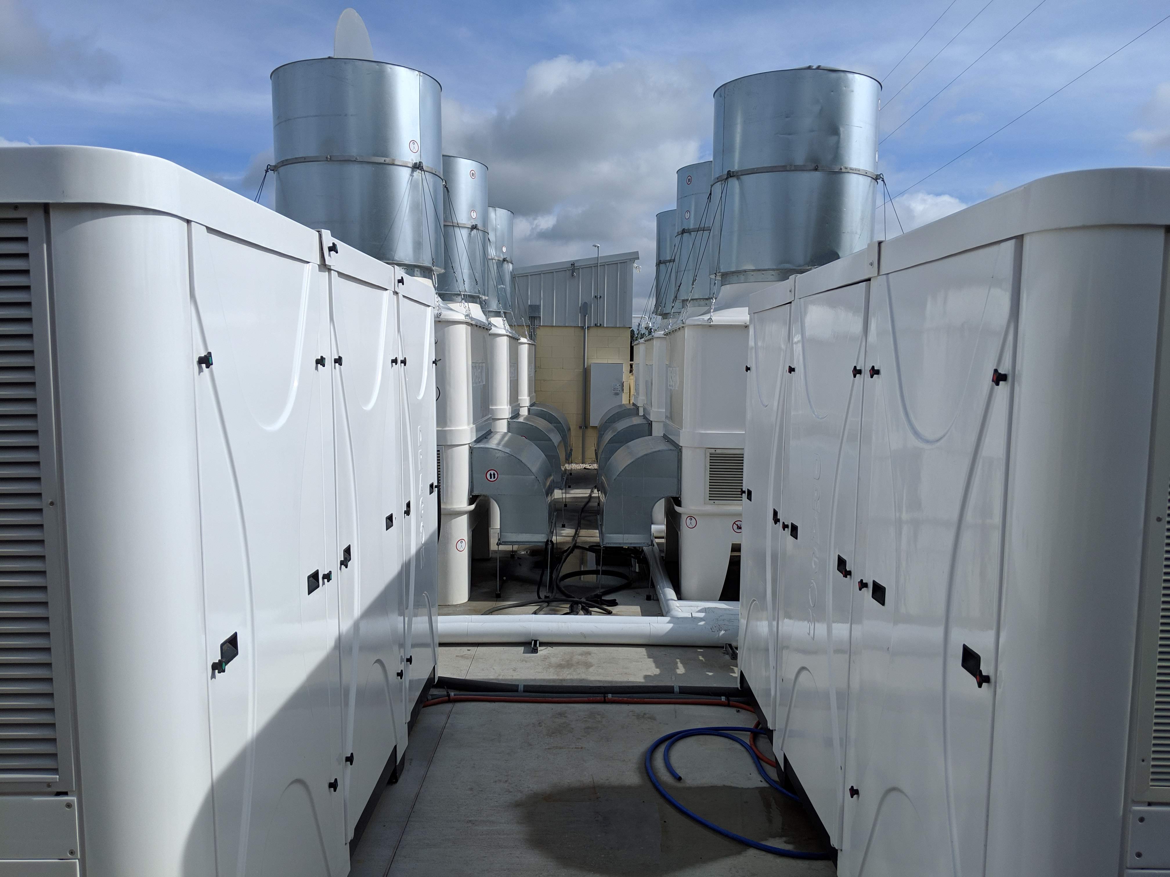 Dragon system technical piping and unit connections