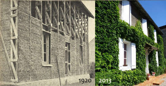Maison Feuillette в Монтаржи: сравнение снимков 1920 и 2013 годов