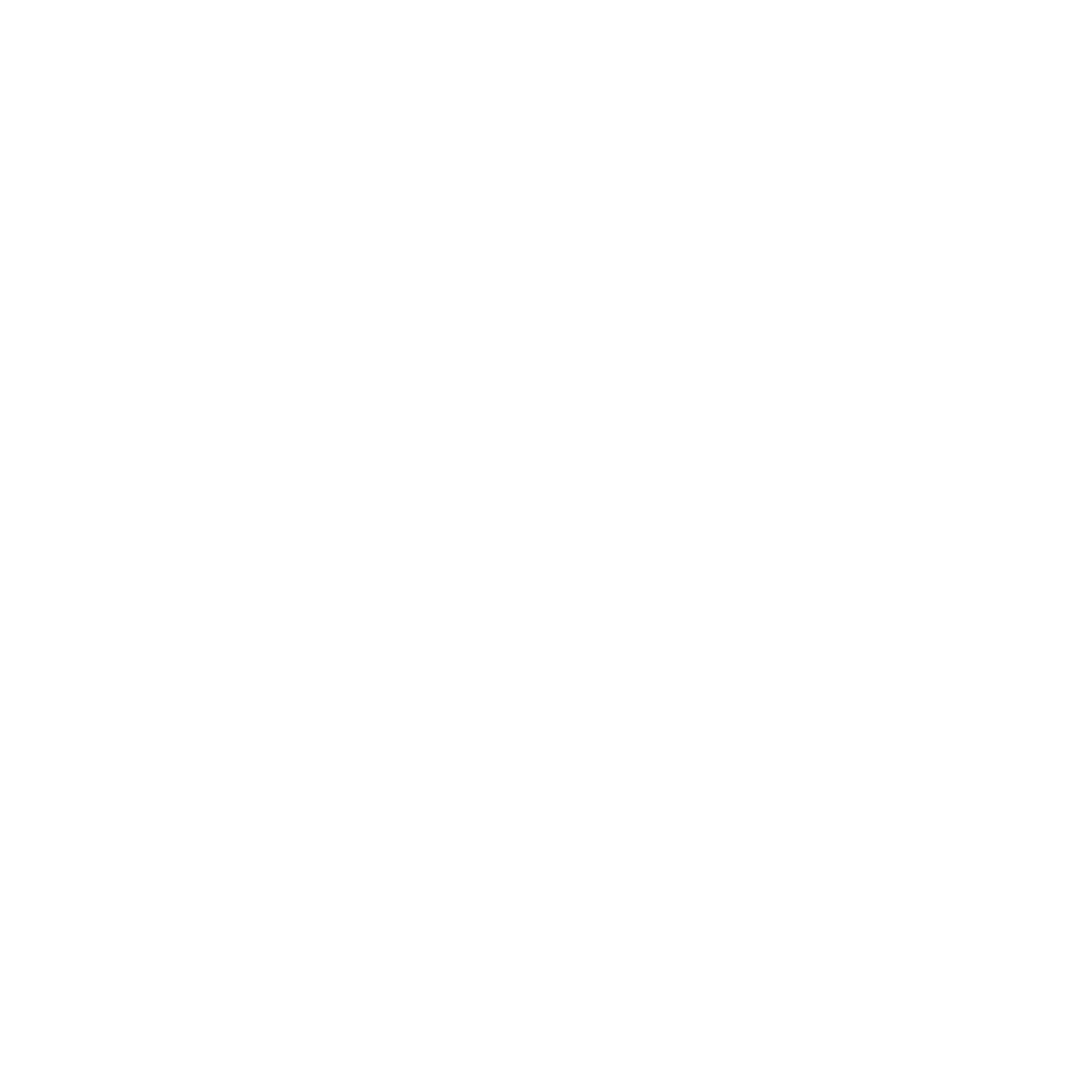 White Facebook f icon in a solid white circle on transparent background.