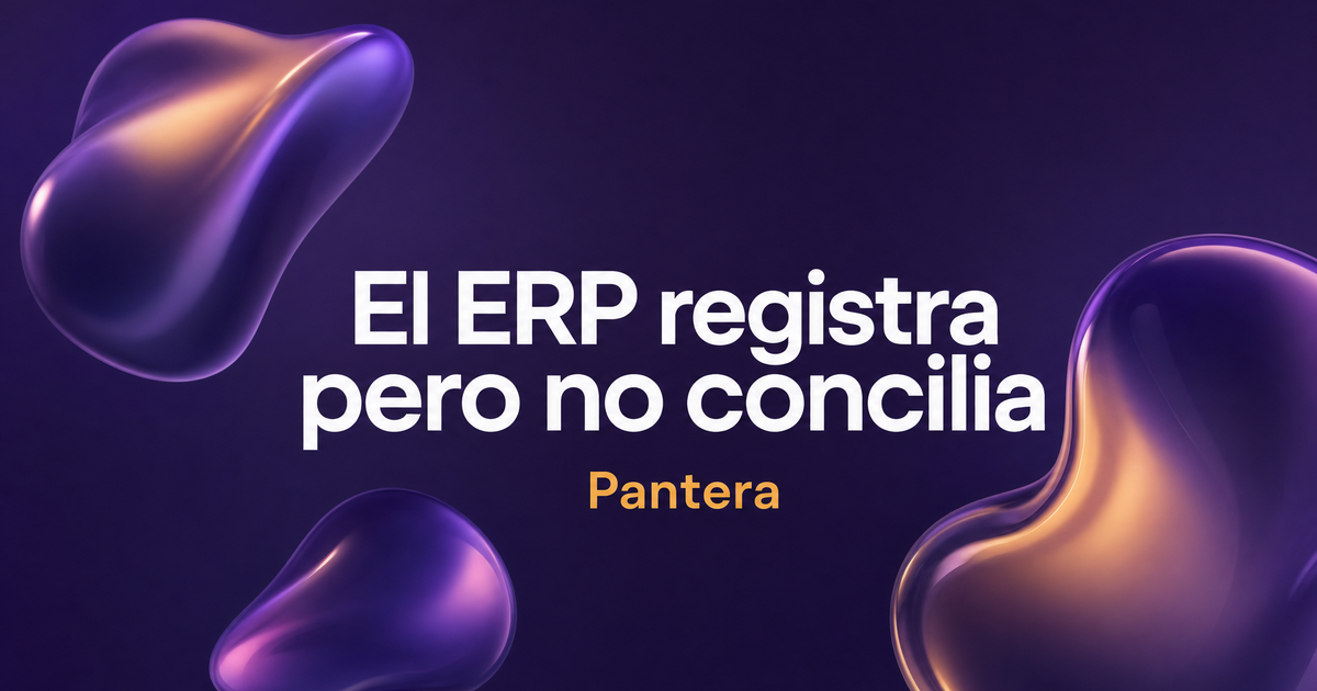 EL ERP REGISTRA PERO NO CONCILIA