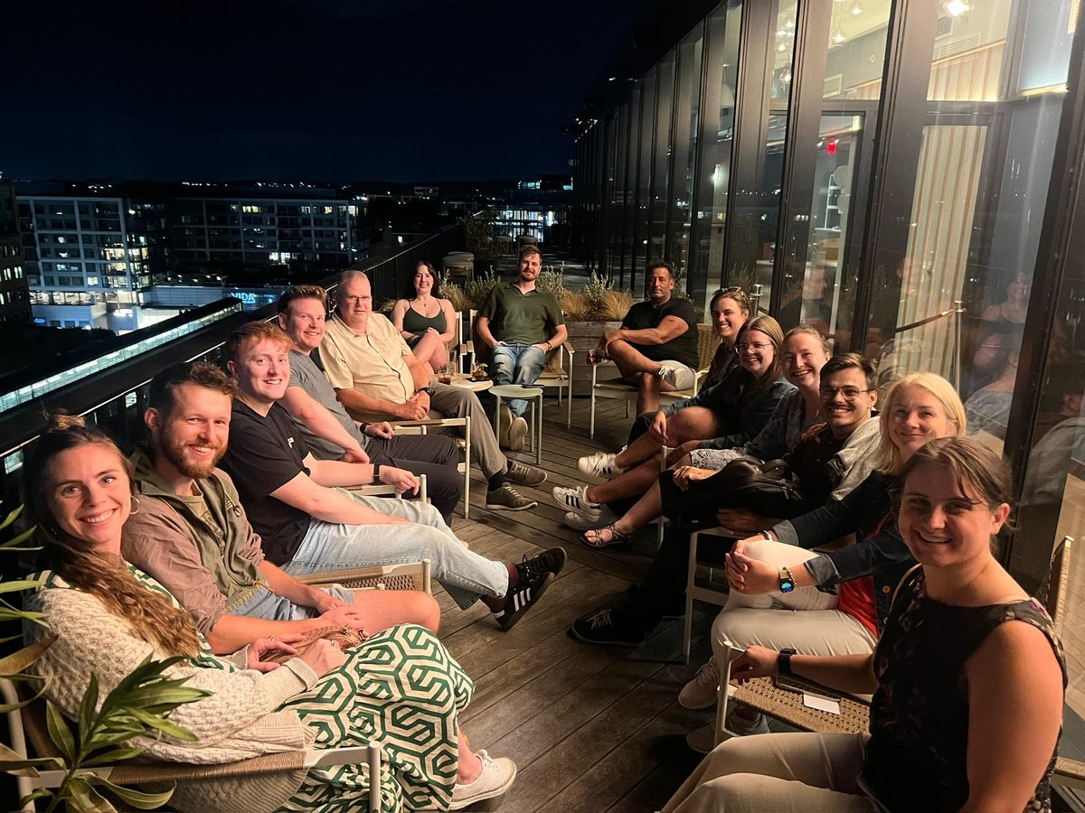 FloVision rooftop gathering
