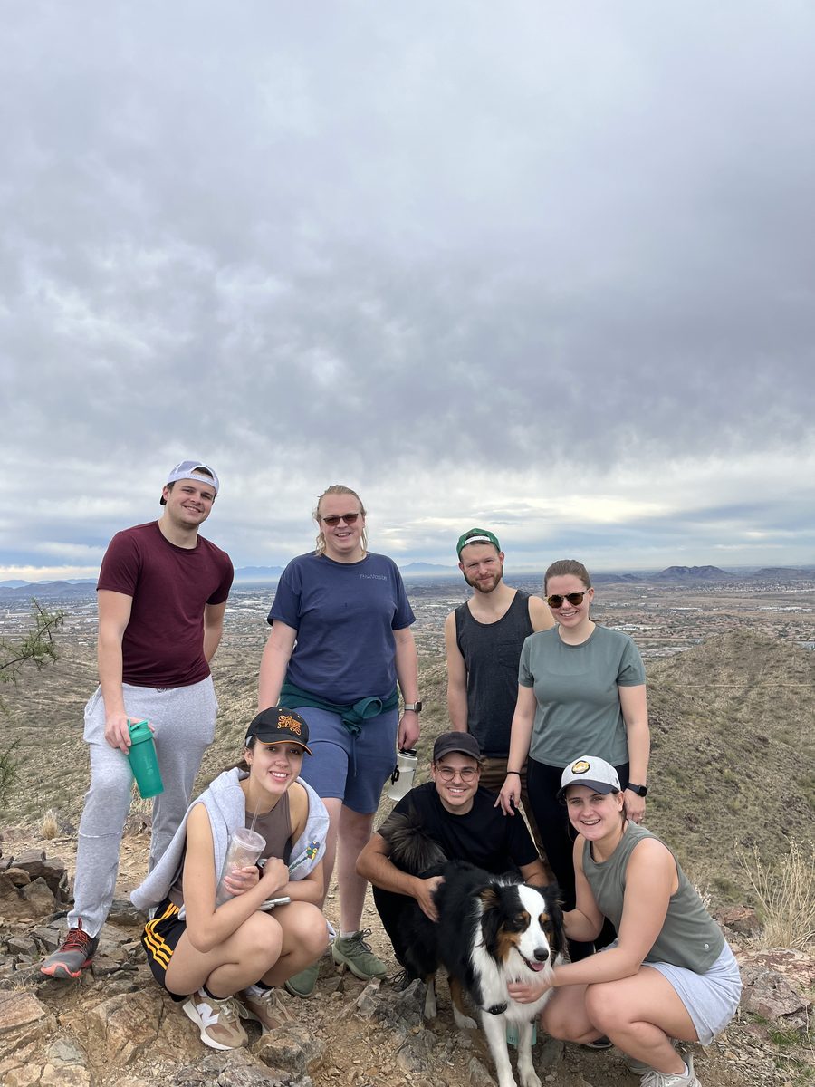 FloVision team on a mountain