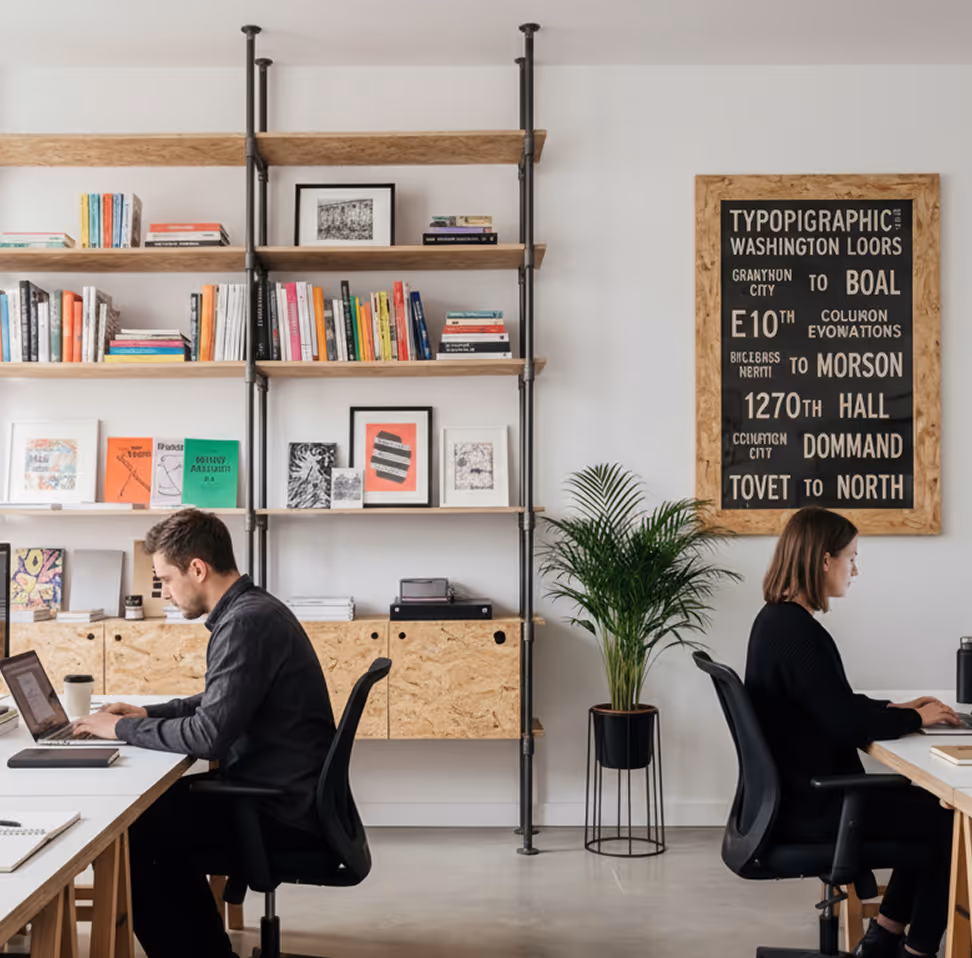 Gravita team working in their office