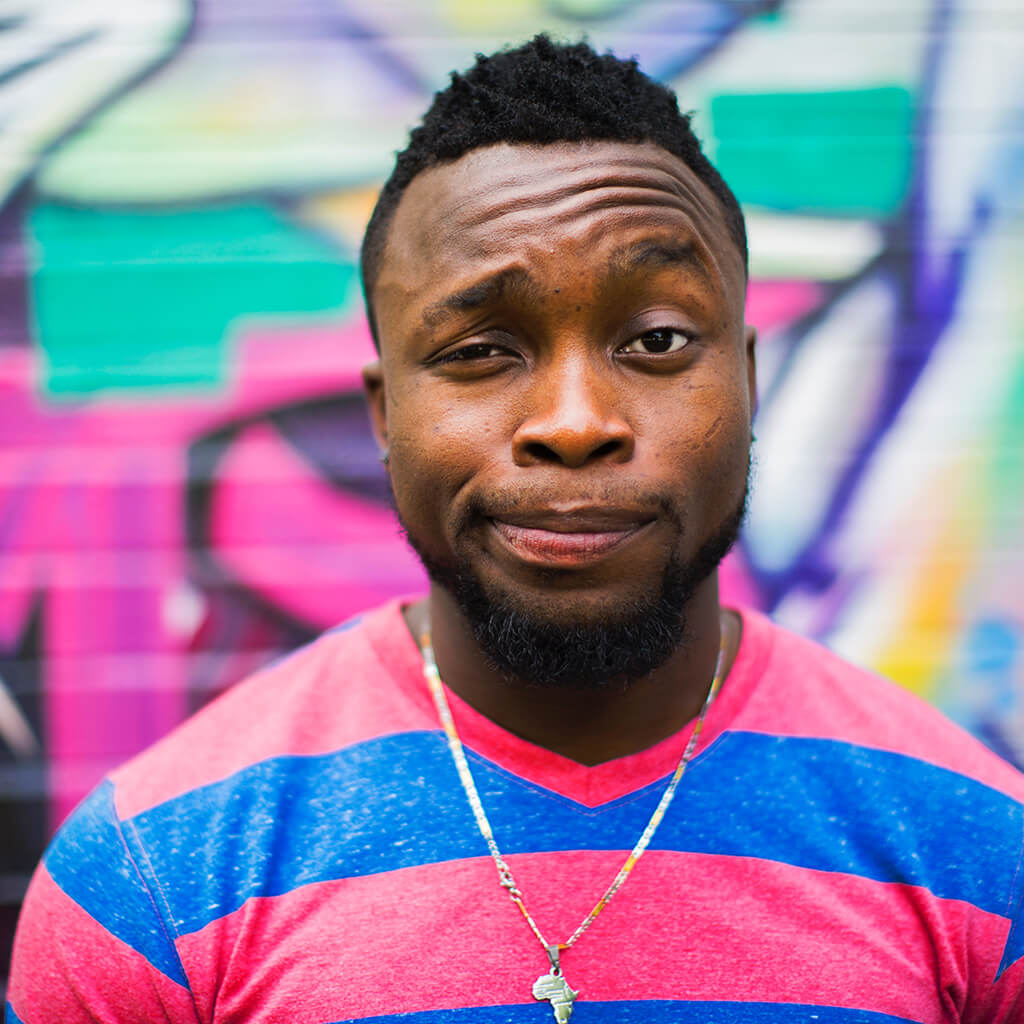 Man raising eyebrow on the Düng case study image