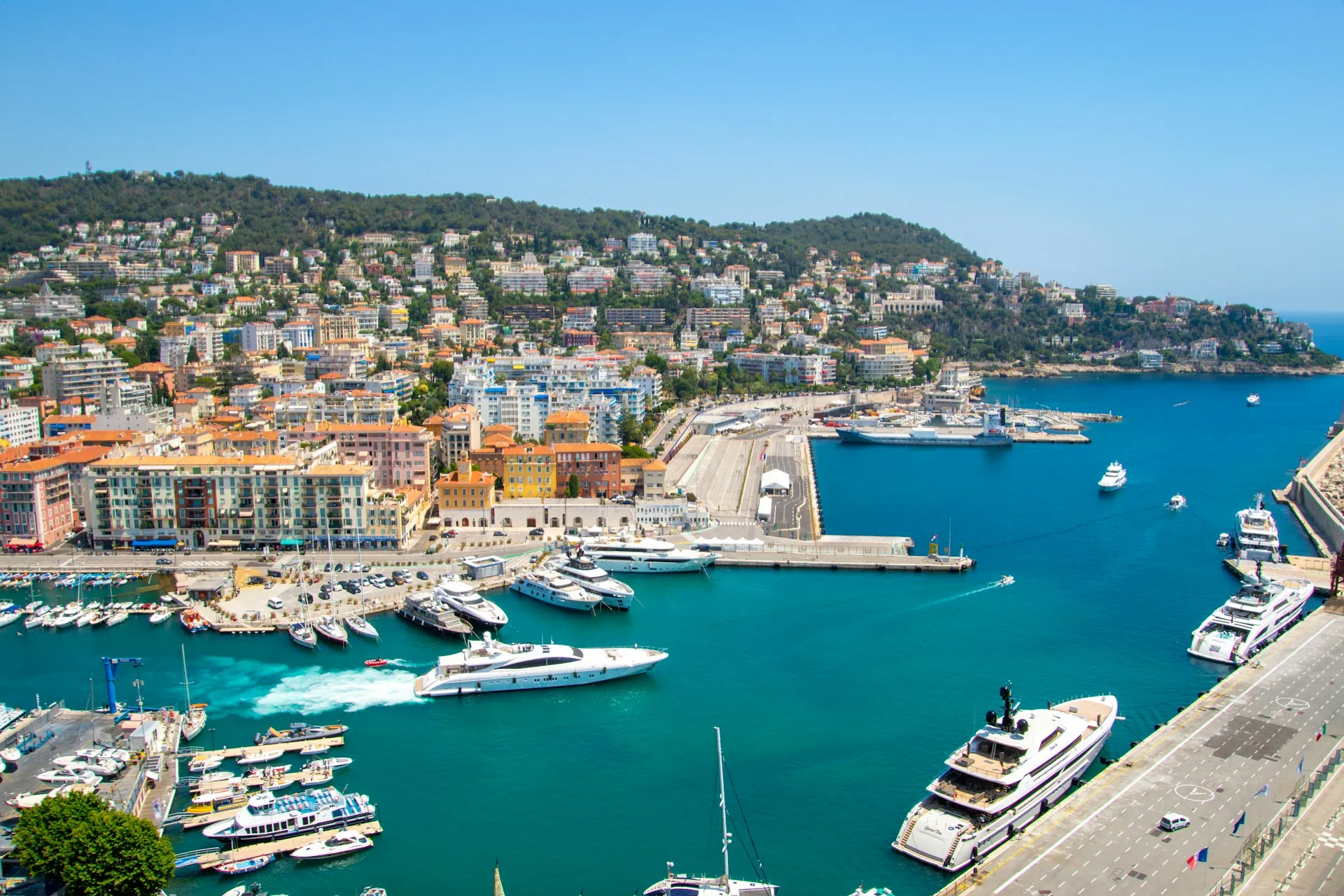 a harbor filled with lots of boats