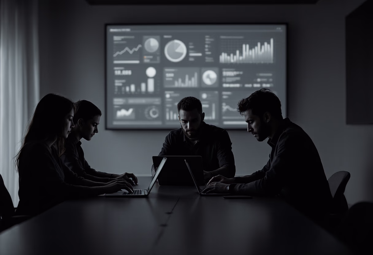 image of a business meeting (for a data analytics and business intelligence)