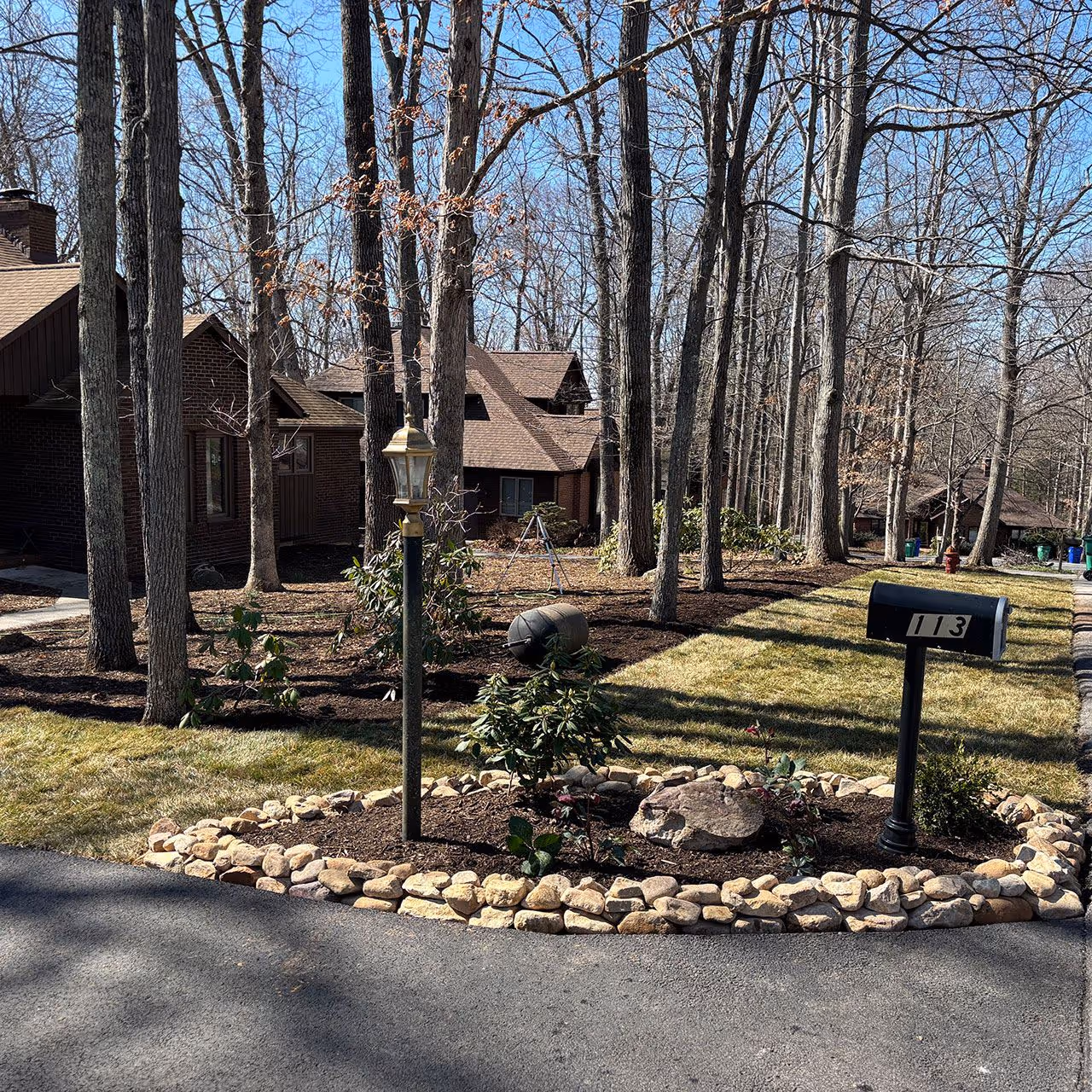 completed landscape transformation by Flynn and Co Landscaping