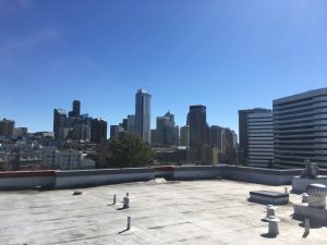 Exterior window cleaning in Capital Hill