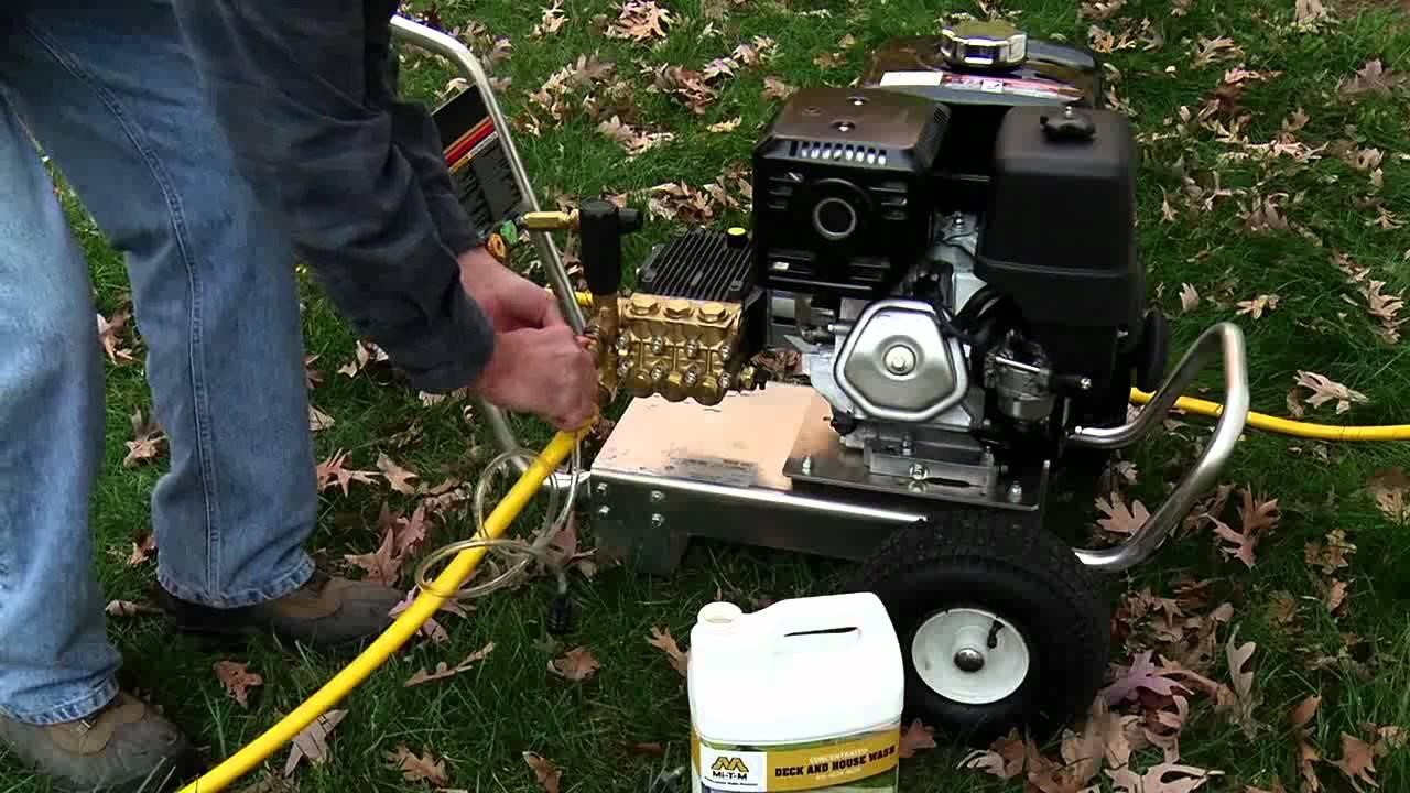 Most used pressure washing detergents