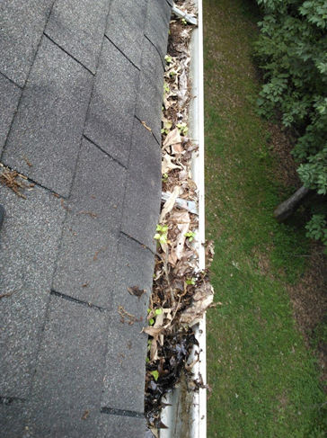 What are the best ways to clean aluminum gutters?