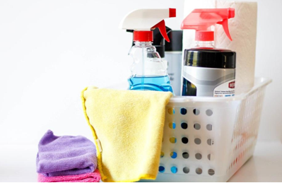 What do professional window cleaners use to clean windows?