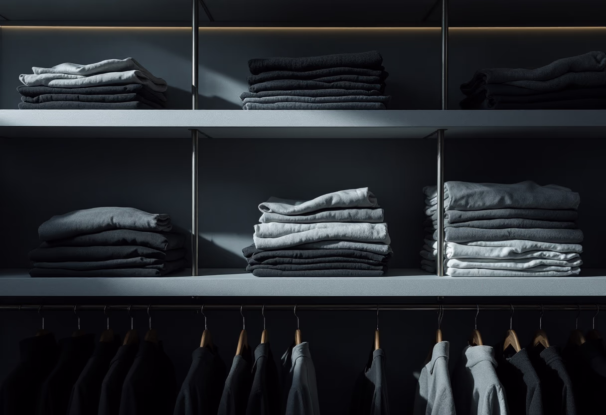 [background image] wellorganized wardrobe (for a garment care service)