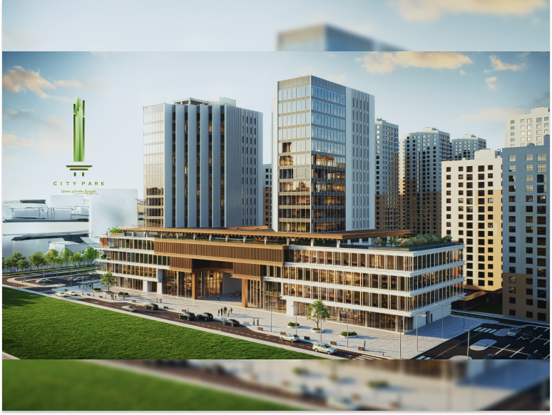 [background image] image of office building (for a courier & delivery service)