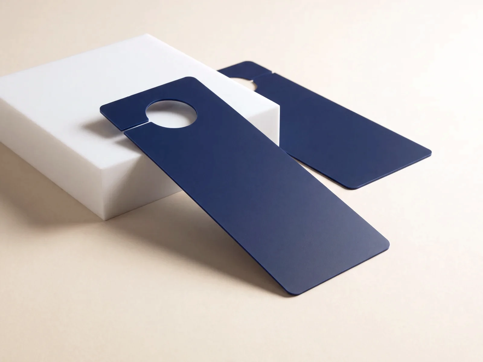 Blank card sleeves and holders