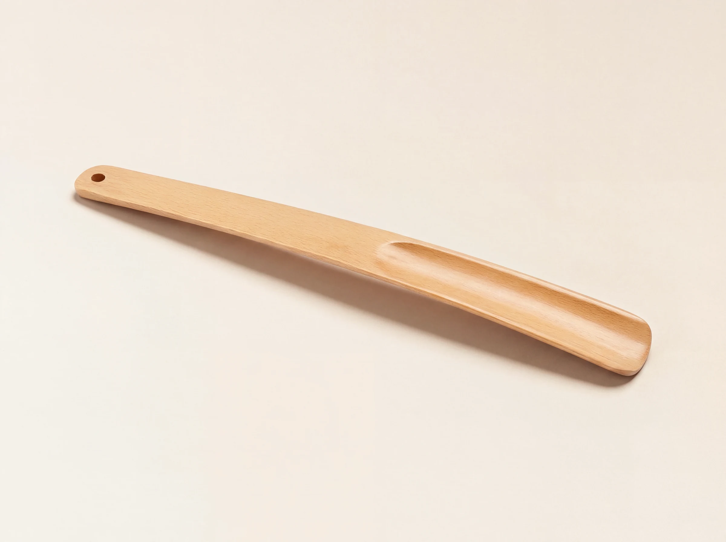 Wooden shoe horn
