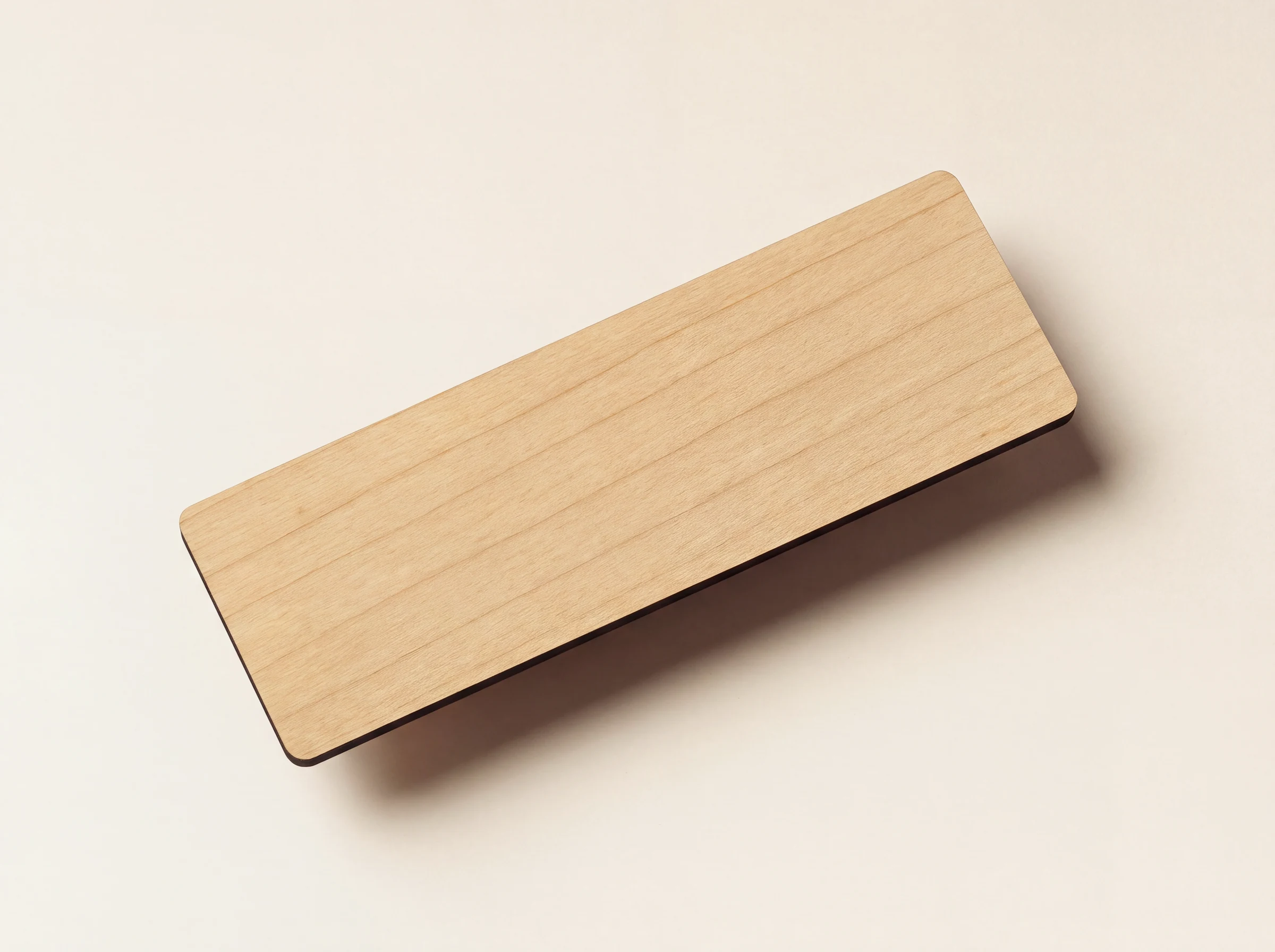 Blank wooden staff name tag