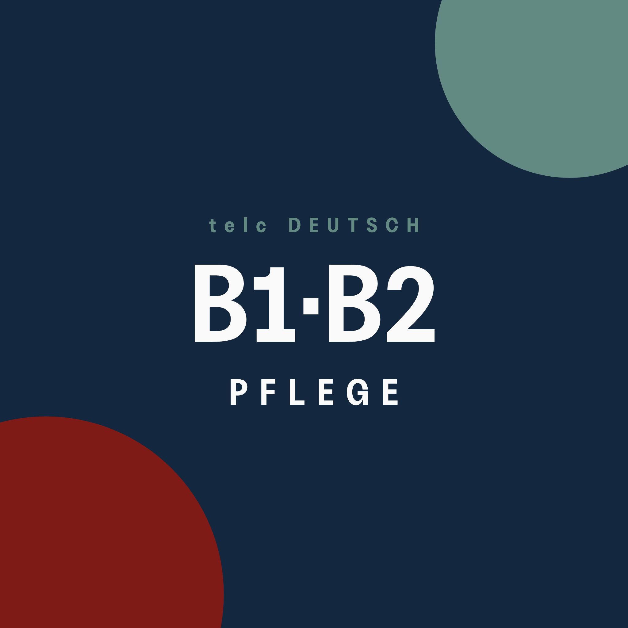 telc Deutsch B1·B2 Pflege am 10.10.2026