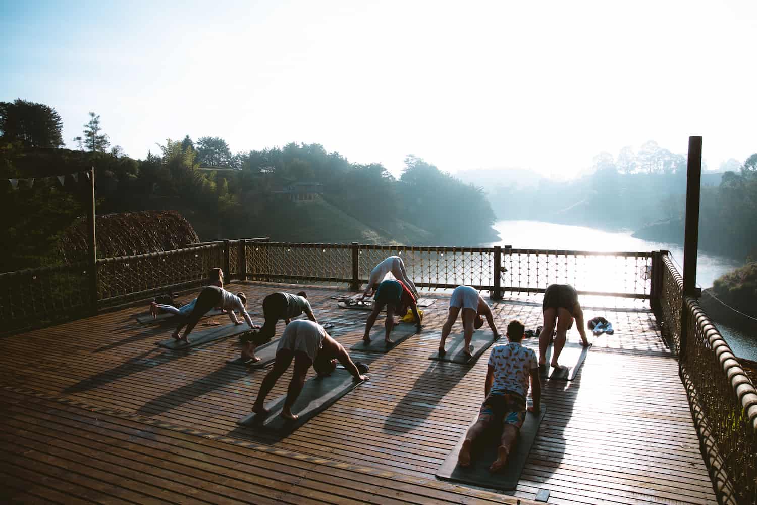 Evening at the 72 Hours Off Grid retreat
