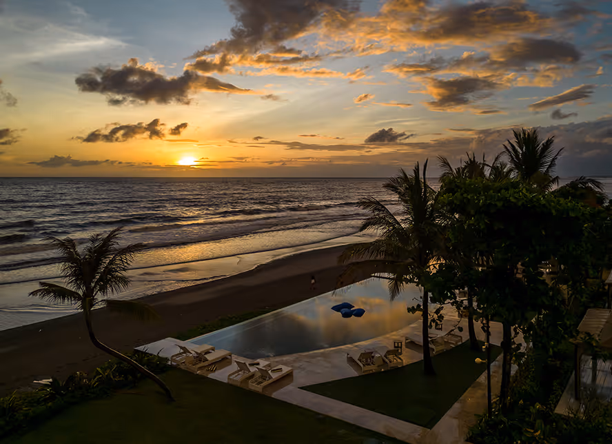 Bali Beach Glamping from above