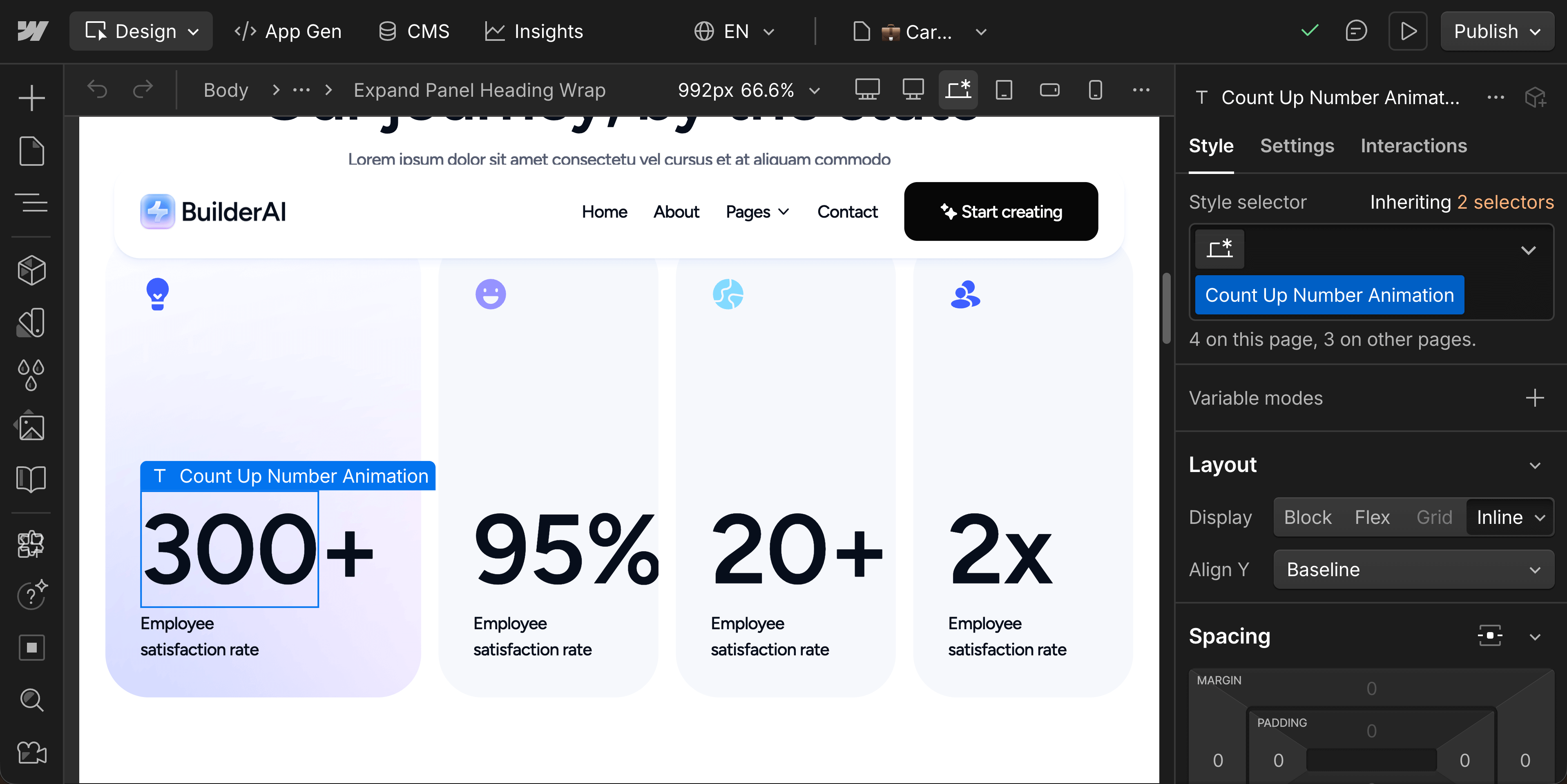 Class - BuilderAI Webflow Template