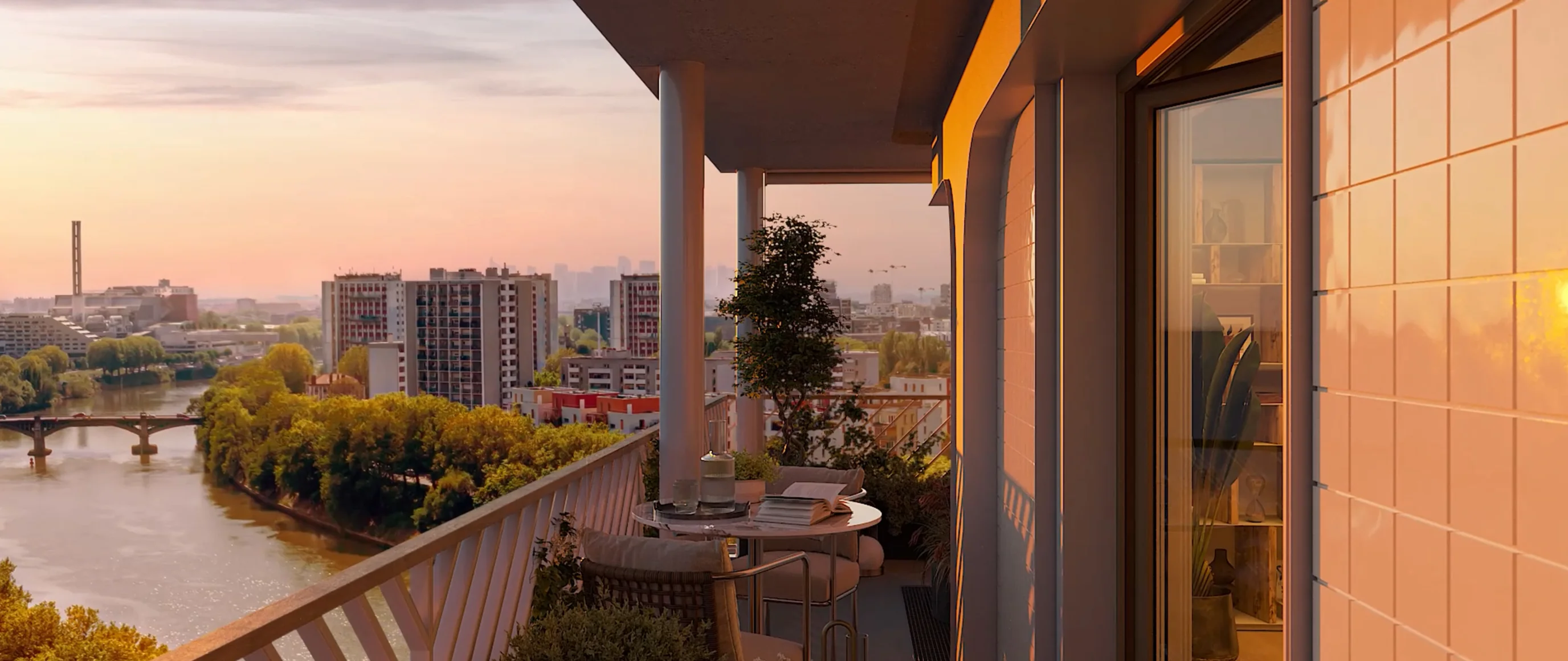 Rendu 3D architectural réalisé par Hive, studio 3D au service de l’immobilier et de l’architecture