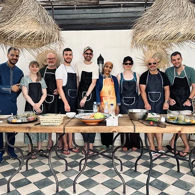 L’équipe Hive lors d’un atelier cuisine en séminaire