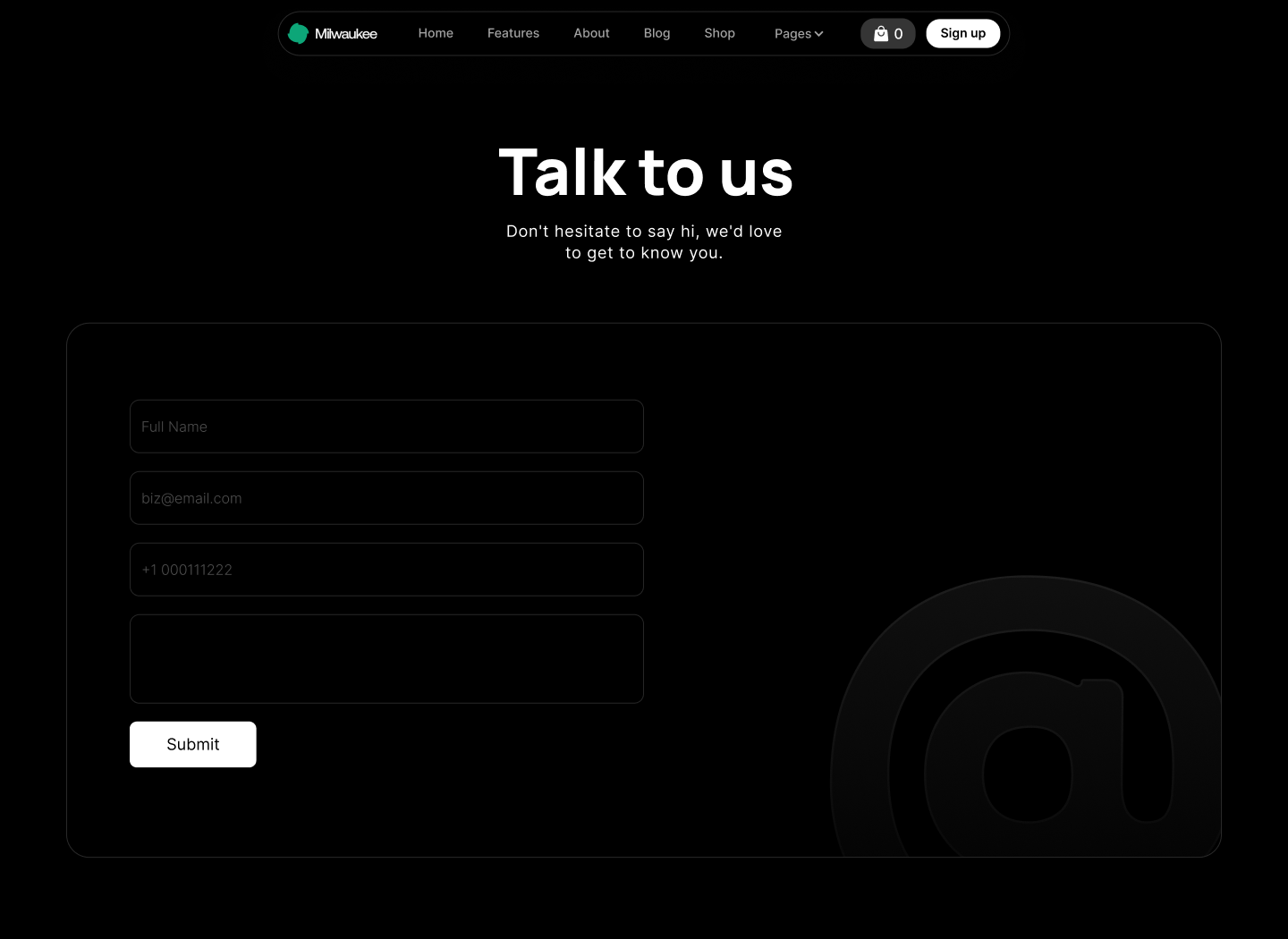 Saas Webflow Template - Milwaukee - Designed by Azwedo.com and Wedoflow.com