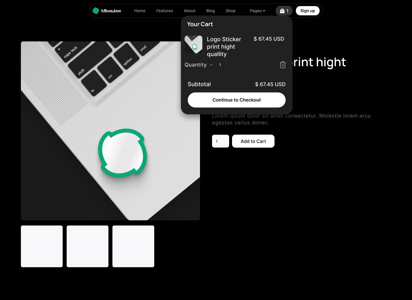 Saas Webflow Template - Milwaukee - Designed by Azwedo.com and Wedoflow.com