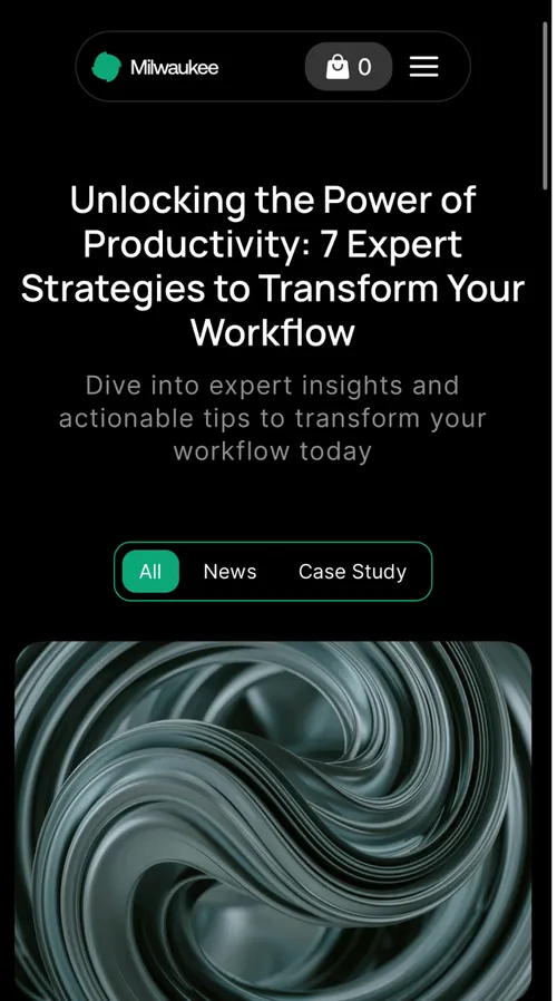 Saas Webflow Template - Milwaukee - Designed by Azwedo.com and Wedoflow.com