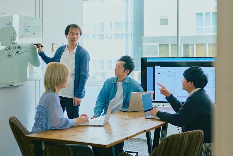 mento 社員　話し合い風景