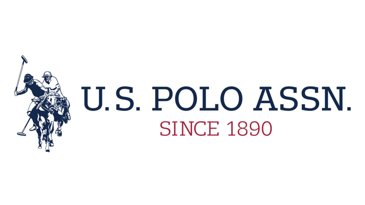 US Polo Assn. logo with two polo players on horseback and text 'U.S. POLO ASSN. SINCE 1890.'