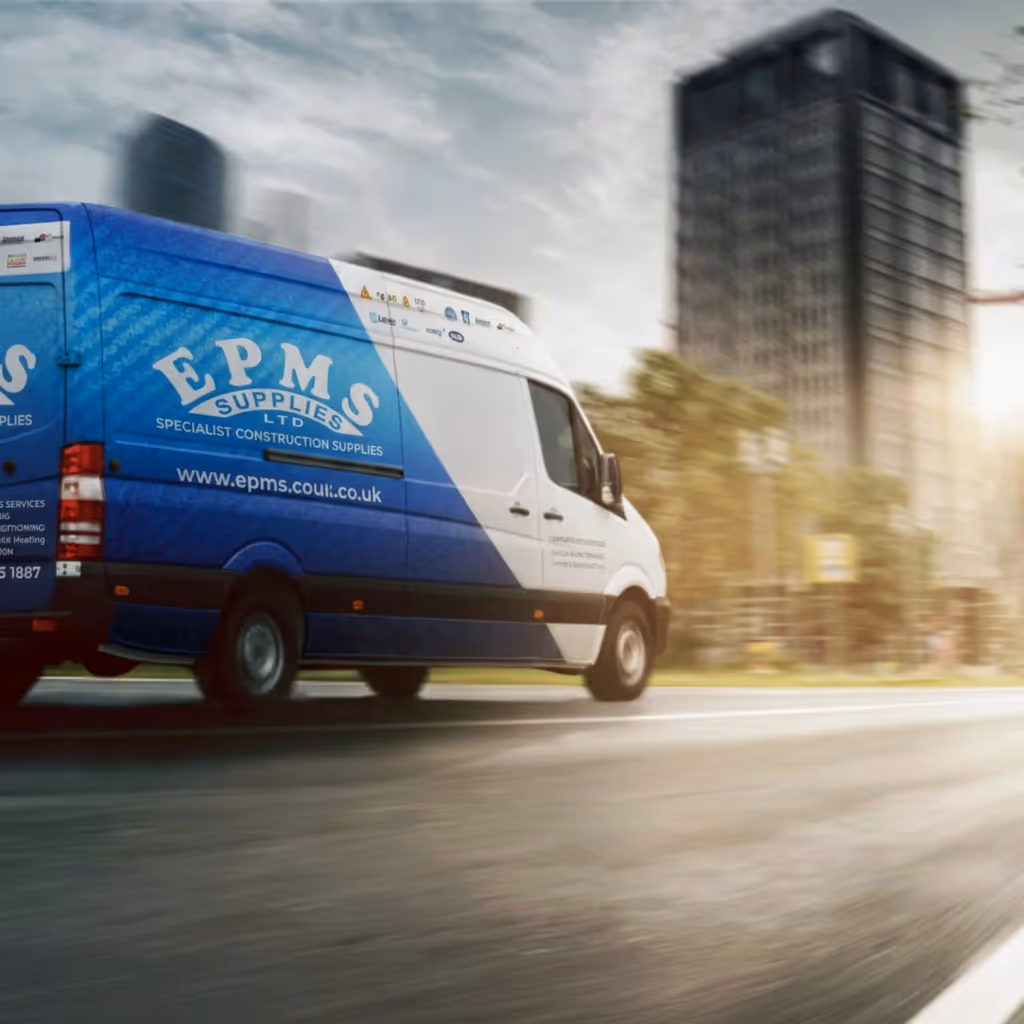 Stylised image of EPMS van