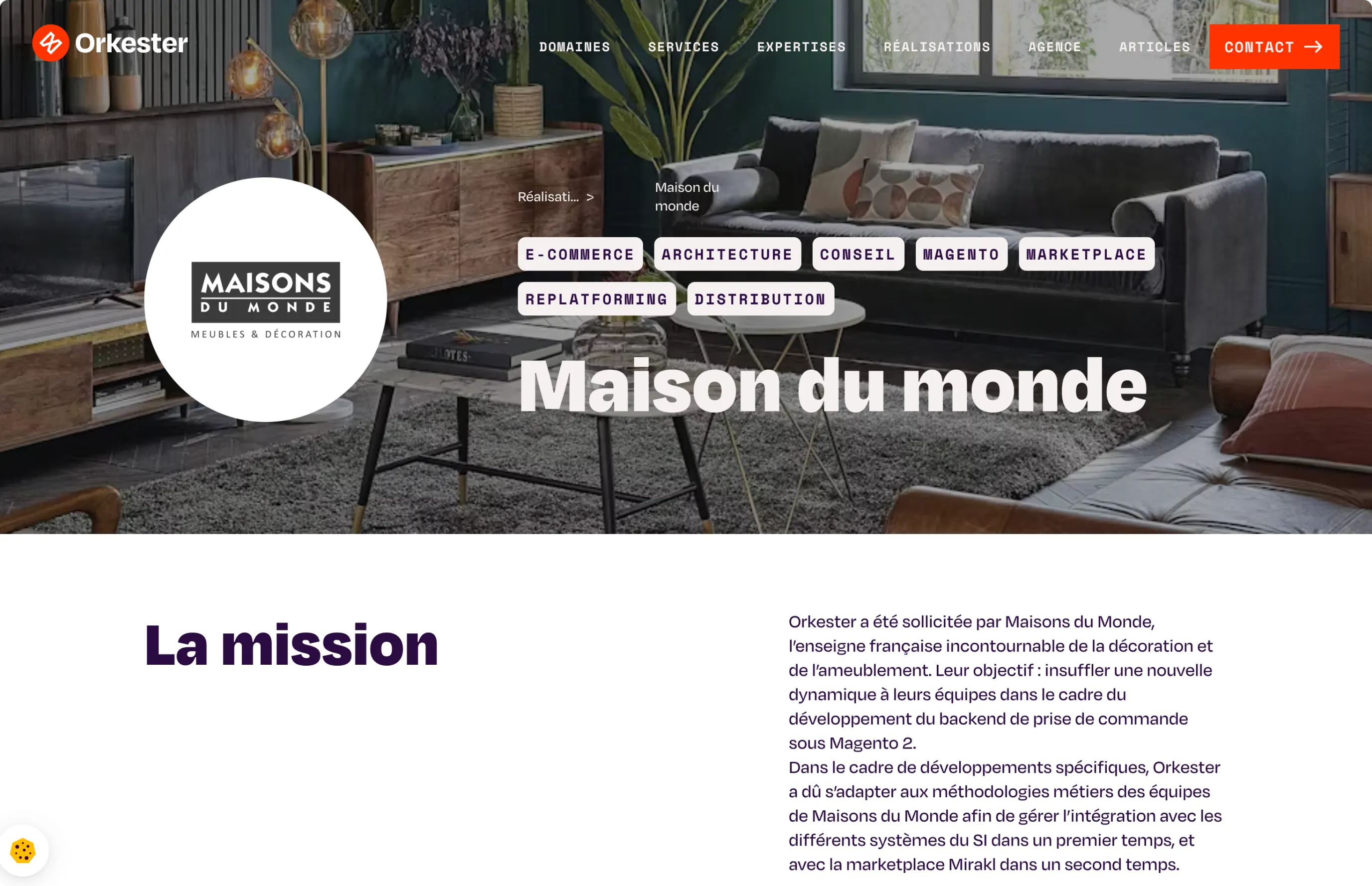 Design du site Orkester