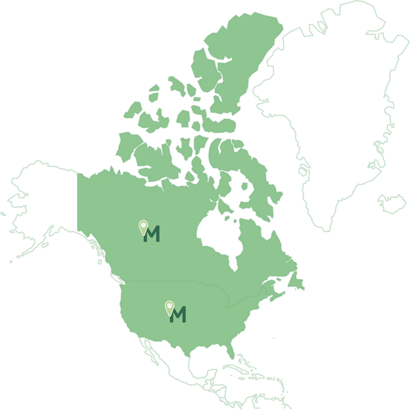 Australia and New Zealand map showing Movment validated locations